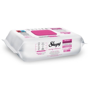 Sleepy | Servetele umede cu oțet alb si bicarbonat de sodiu, lilium bouquet, extra large, sleepy, 100 bucati | 1001cosmetice.ro