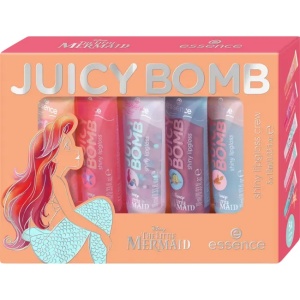 Buze | Set de 5 luciuri de buze stralucitoare disney the little mermaid juicy bomb essence | 1001cosmetice.ro