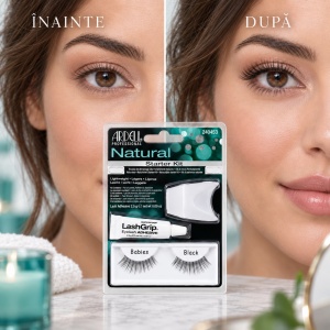 [Set gene false babies black + aplicator + adeziv de gene, natural starter kit, ardell - 1001cosmetice.ro] [2]