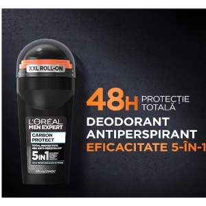 [Antiperspirant roll- on, 48h carbon protect 0% alcool etilic, l'oreal men expert, 50 ml - 1001cosmetice.ro] [2]
