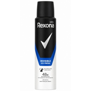 Antiperspirant spray Invisible Ice Fresh, Rexona Men, 150 ml