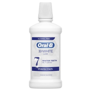 Apa de gura | Apa de gură cu efect de albire, 3d white luxe, oral-b, 500 ml | 1001cosmetice.ro