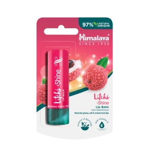 Himalaya | Balsam de buze litchi shine himalaya, 4.5 g | 1001cosmetice.ro