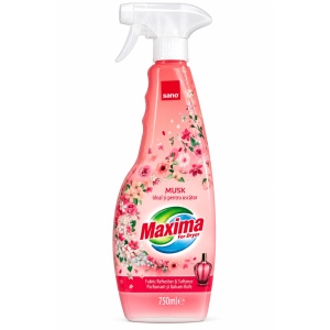 Sampon uscat | Balsam spray pentru rufe umede și uscate maxima dryer musk sano, 750 ml | 1001cosmetice.ro