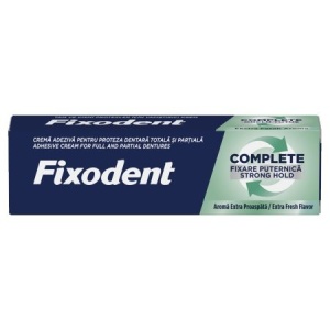 [Cremă adezivă pentru proteză, aromă extra proaspătă, fixodent, 47g - 1001cosmetice.ro] [1]