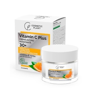 Crema antirid hidratantă 30+ Vitamin C Plus Cosmetic Plant, 50 ml