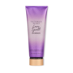 Crema de corp cu sclipici, Love spell shimmer, Victoria's Secret, 236 ml