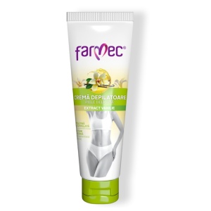| Crema depilatoare cu extract de vanilie pentru pielea sensibila, farmec, 150 ml | 1001cosmetice.ro