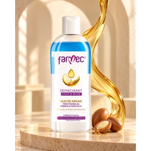 [Demachiant bifazic pentru ochi si buze, cu ulei de argan, farmec, 150 ml - 1001cosmetice.ro] [3]