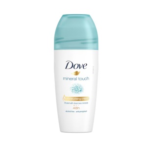 Dove | Deodorant antiperspirant roll on, mineral touch, infuzat cu minerale din marea moarta, dove, 50 ml | 1001cosmetice.ro