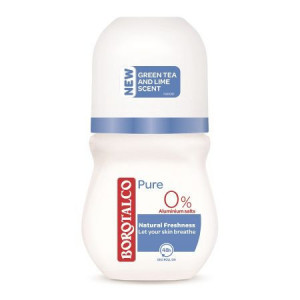 Deodorant roll on, Pure, Natural freshness, Borotalco, 50 ml
