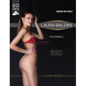Dres modelator damă Invisible Body Shaping 20 DEN CULOAREA NEGRU Laura Baldini