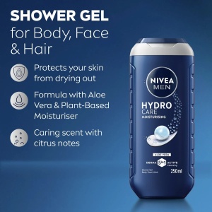 [Gel de dus 3in1, corp, fata, par, hydro care cu aloe vera, nivea men, 500 ml - 1001cosmetice.ro] [2]