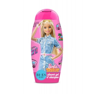 Gel de dus + sampon Dreamhouse Adventures Barbie, Bi-Es, 250 ml