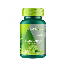 Glucomannan, supliment alimentar/pastile de slabit, 450 mg, adams thumb 2 - 1001cosmetice.ro
