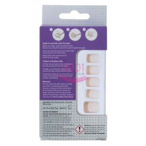 Invogue square bare unghii false 24 bucati + lipici set thumb 2 - 1001cosmetice.ro