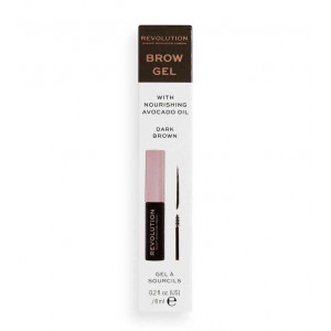 Makeup revolution brow gel pentru sprancene dark brown thumb 2 - 1001cosmetice.ro