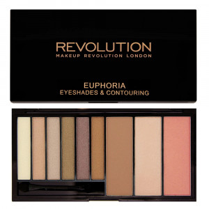 Makeup revolution i love makeup euphoria bronzed eyeshades & contouring palette thumb 1 - 1001cosmetice.ro