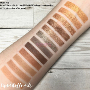Makeup revolution life on the dance floor after party eyeshadow paleta thumb 5 - 1001cosmetice.ro