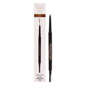 Makeup revolution precise brow pencil creion retractabil + perie pentru sprancene light brown thumb 5 - 1001cosmetice.ro