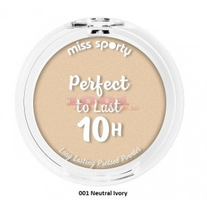 MISS SPORTY PERFECT TO LAST 10 H PUDRA COMPACTA 001 NEUTRAL IVORY