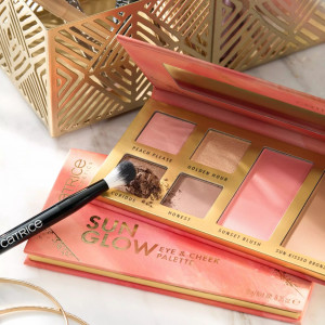 Paleta de machiaj 6 culori sun glow eye & cheek palette catrice thumb 9 - 1001cosmetice.ro