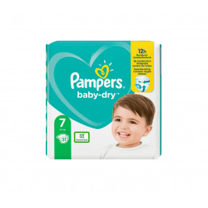 PAMPERS ACTIVE BABY SCUTECE COPII NR.7 PACHET 31 BUCATI