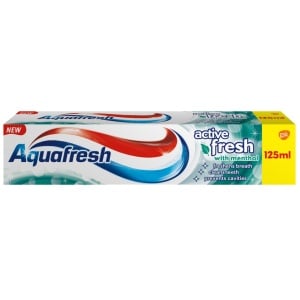 Pasta de dinti Active Fresh pentru reimprospatare si curatare, Aquafresh, 125 ml