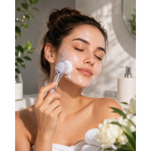 [Perie pentru curatarea fetei face cleaning brush lionesse 393 - 1001cosmetice.ro] [5]