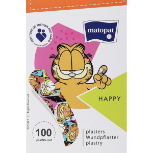 Plasturi pentru copii Happy Garfield, Bella Matopat, 100 bucati