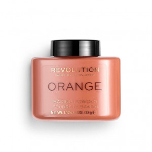 [Pudra pulbere matifianta pentru fixarea machiajului, baking loose powder makeup revolution, orange, 32 g - 1001cosmetice.ro] [1]