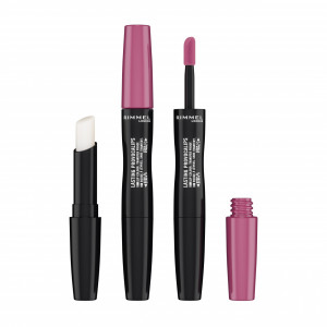 Ruj cu persistenta indelungata lasting provocalips double ended rimmel london pinky promise 410 thumb 2 - 1001cosmetice.ro