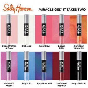 Sally hansen miracle gel it takes two once chiffon a time 910 thumb 4 - 1001cosmetice.ro
