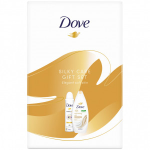 Set cadou Silky Care Elegant Soft Skin gel de dus 250 ml + antiperspirant 150 ml, Dove