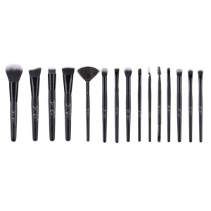 Trusa profesionala pensule machiaj, Rial Makeup Accessories, set 15 bucati