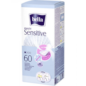 Absorbante zilnice panty Sensitive elegance fara parfum, Bella, 60 bucati