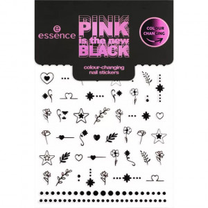Abtibilduri de unghii culoare termica pink îs the new black, essence thumb 1 - 1001cosmetice.ro