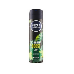Parfumuri barbati, nivea | Antiperspirant deo spray deep boost 48h, fresh scent nivea men,150 ml | 1001cosmetice.ro