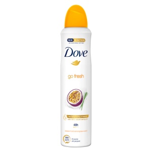 [Antiperspirant deodorant spray go fresh 72h, fructul pasiunii & lemongrasss, dove - 1001cosmetice.ro] [2]