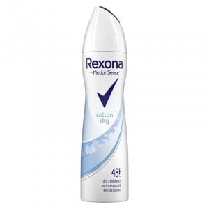 Antiperspirant deodorant spray MotionSense, Cotton Dry, Rexona Women, 150 ml