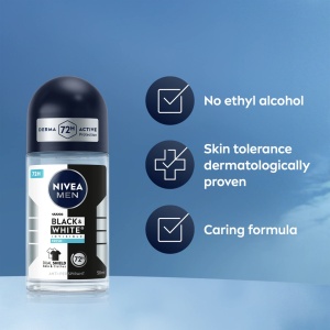 [Antiperspirant roll-on, black & white invisible, fresh, nivea men, 50 ml - 1001cosmetice.ro] [4]