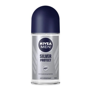 Antiperspirant roll-on, Silver Protect 48H Protection, Nivea Men, 50 ml