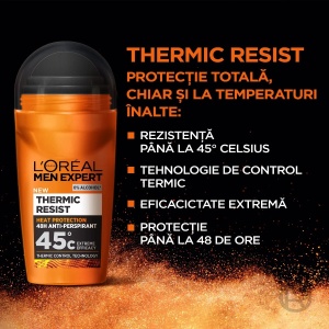 [Antiperspirant roll-on thermic resist, l'oreal men, 50 ml - 1001cosmetice.ro] [2]