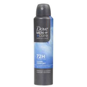 Parfumuri barbati | Antiperspirant spray, clean comfort 72h, dove men, 250 ml | 1001cosmetice.ro