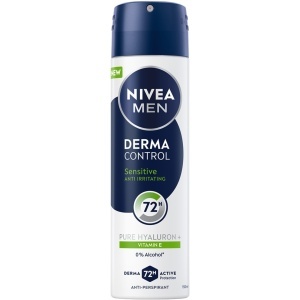 Antiperspirant spray Derma Control Sensitive, Nivea Men, 150 ml