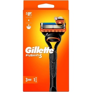 Aparat de ras Fusion 3 + 3 rezerve, Gillette