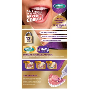 [Crema adeziva pentru proteza dentara, max fixare + sigilare, power max, 40 g - 1001cosmetice.ro] [2]