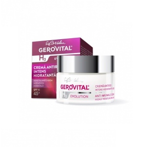 Crema Antirid Intens Hidratanta H3 Evolution SPF 10 Gerovital, 50 ml