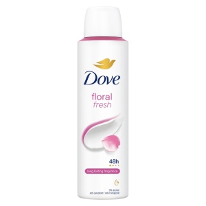 Spray &amp; stick dama, dove | Deodorant antiperspirant spray, floral fresh 48h, dove, 150 ml | 1001cosmetice.ro