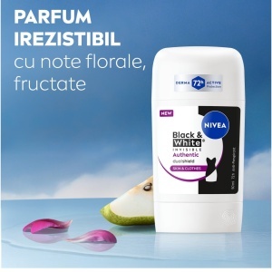 [Deodorant antiperspirant stick 48h invisible black & white authentic, nivea, 50 ml - 1001cosmetice.ro] [2]
